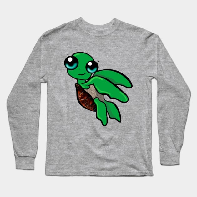 Funky Turtle Long Sleeve T-Shirt by Nene_Bee